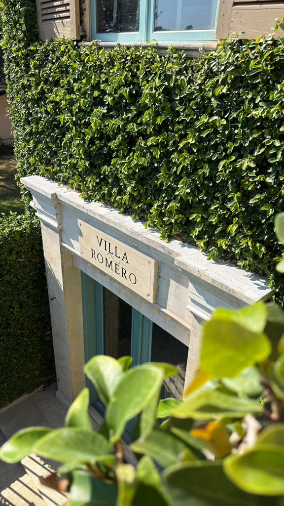 Villa Romero garden entry